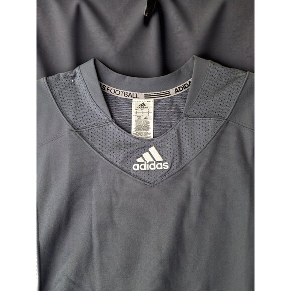 Adidas Men's Football Jersey - Techfit Hyped Grey/White Size L - NWT - Picture 6 of 16